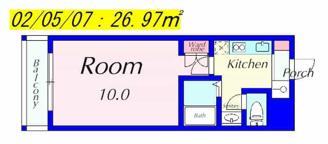 PALACIO K1(パラシオK1)の間取り図のサムネイル