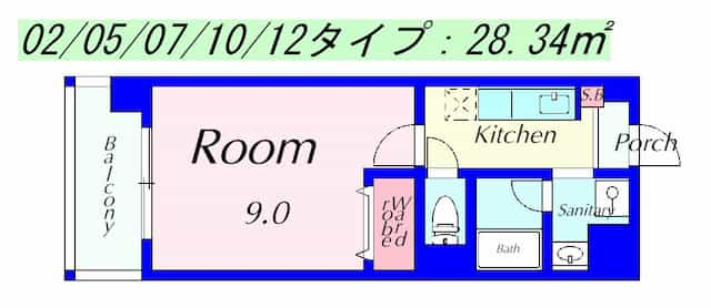 イストアールの間取り図のサムネイル