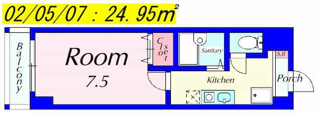 エスポワールの間取り図のサムネイル