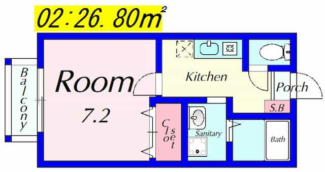 ルーセント南草津の間取り図のサムネイル