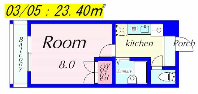 エスポワールＮＡＫＡＪＩＭＡの間取り図のサムネイル