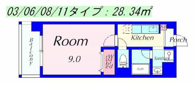 プリエール南草津の間取り図のサムネイル