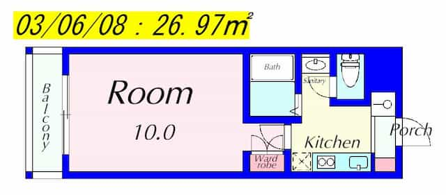 PALACIO K1(パラシオK1)の間取り図のサムネイル