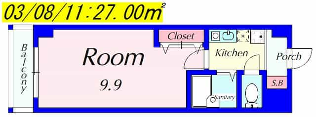 ベルエポックの間取り図のサムネイル