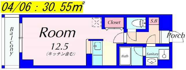 レインボーシティレックの間取り図のサムネイル