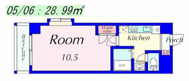 PALACIO K2(パラシオK2)の間取り図のサムネイル