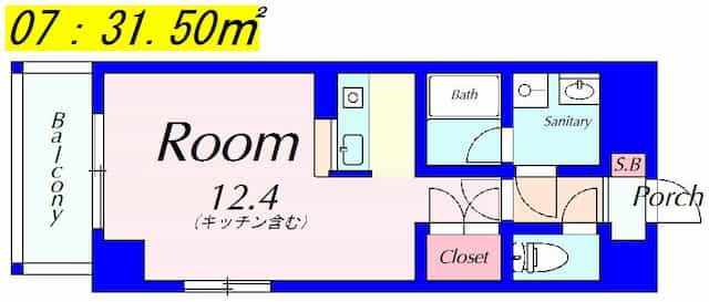 グランデ・ラーゴHOEI２の間取り図のサムネイル