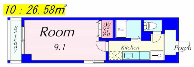 アートプラザ光の間取り図のサムネイル