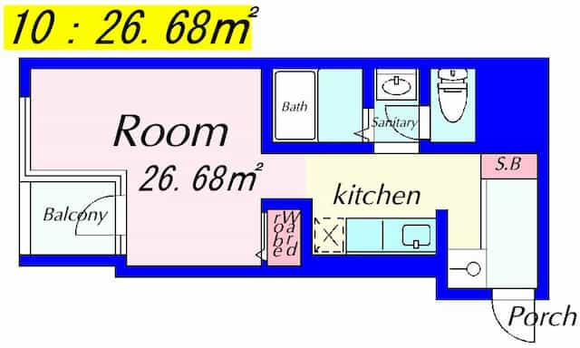 エルミナeeビルディングの間取り図のサムネイル