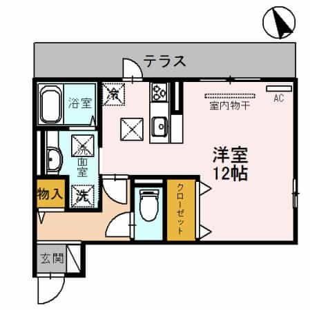 Saisonnier（セゾニエ）の間取り図のサムネイル