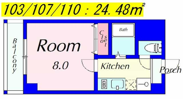 グッドライフ南草津Ⅰの間取り図のサムネイル