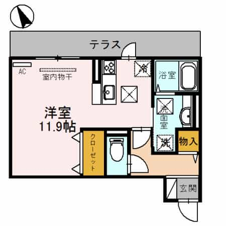 Saisonnier（セゾニエ）の間取り図のサムネイル