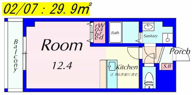 ベーネ南草津の間取り図のサムネイル