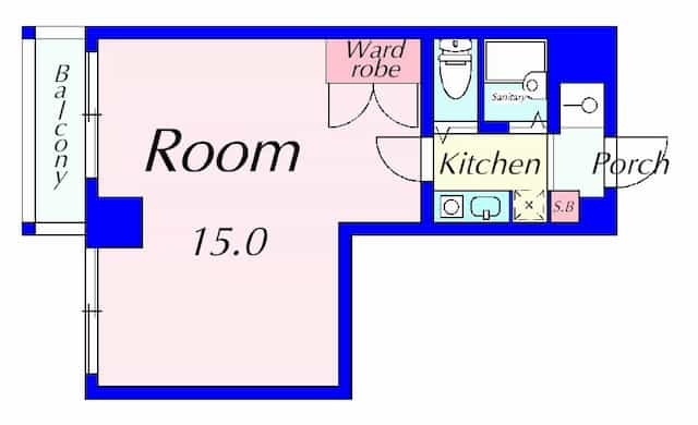 カーサ・ソラッツオ壱番館の間取り図のサムネイル