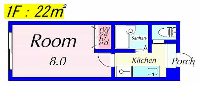 ＥＭ1022の間取り図のサムネイル