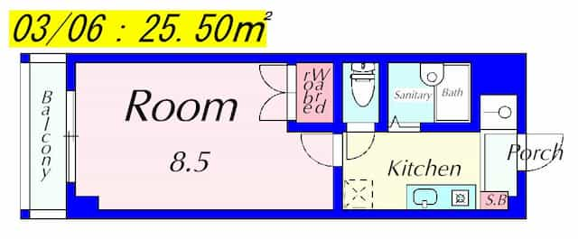 メゾンクレール(食事サポート付)の間取り図のサムネイル