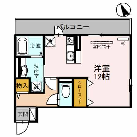 Saisonnier（セゾニエ）の間取り図のサムネイル