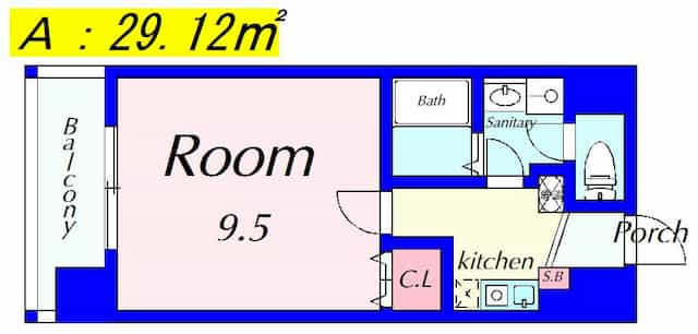 STキューブ(食事付マンション)の間取り図のサムネイル