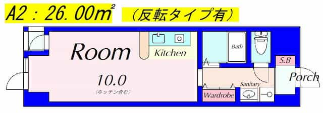 リベリー南草津の間取り図のサムネイル