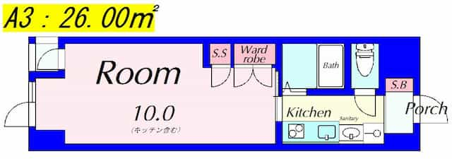 リベリー南草津の間取り図のサムネイル