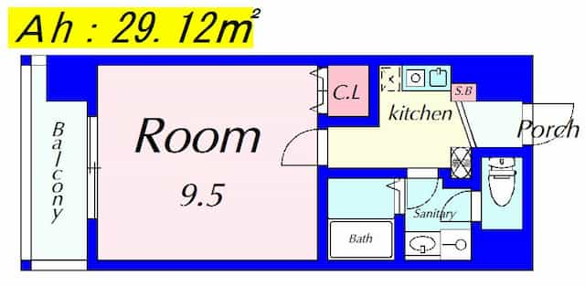 STキューブ(食事付マンション)の間取り図のサムネイル