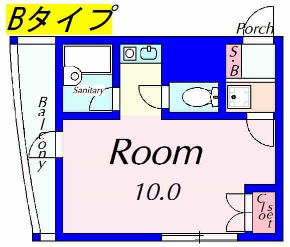 マリーブ1843の間取り図のサムネイル