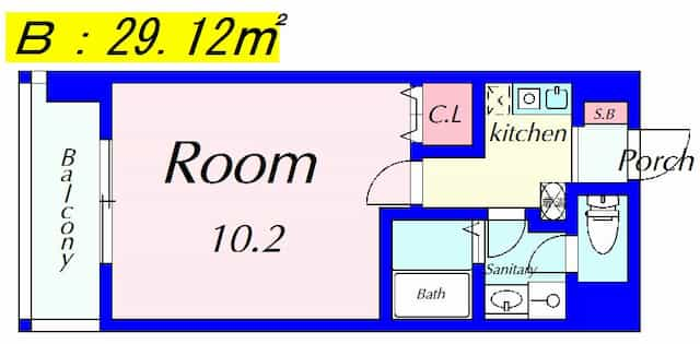 STキューブ(食事付マンション)の間取り図のサムネイル