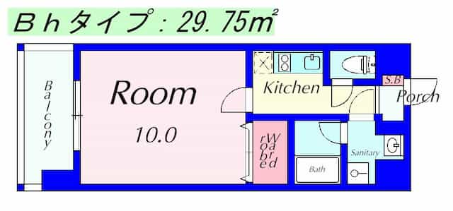 エンゼルプラザ南草津駅前の間取り図のサムネイル