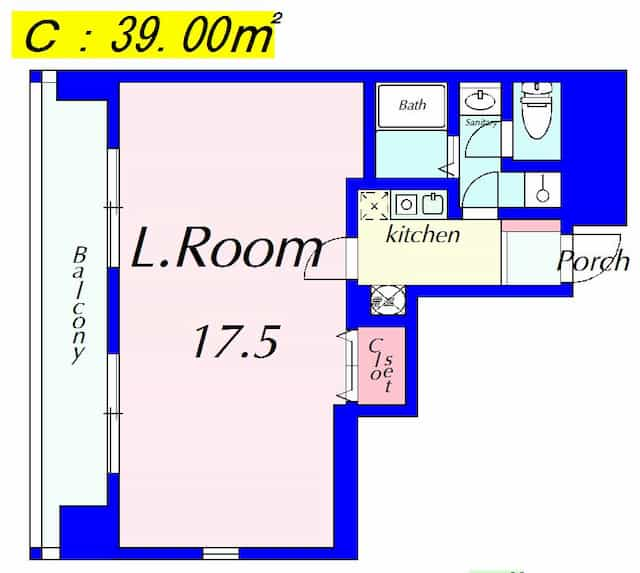 STキューブ(食事付マンション)の間取り図のサムネイル