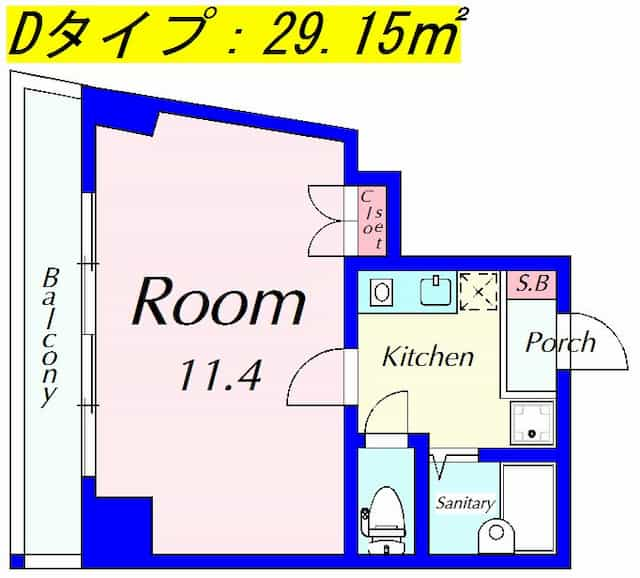 クレスト草津の間取り図のサムネイル