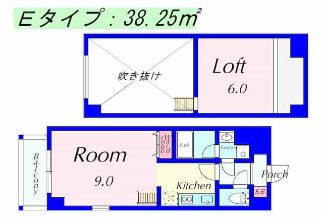 太陽プラザ南草津駅前の間取り図のサムネイル