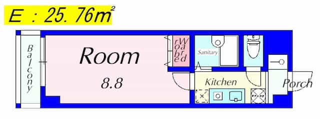 ニューサンライズの間取り図のサムネイル