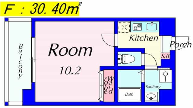 ブエナビスタ南草津の間取り図のサムネイル