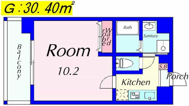 レインボーシティ南草津の間取り図のサムネイル