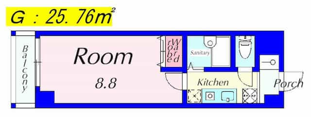 ニューサンライズの間取り図のサムネイル