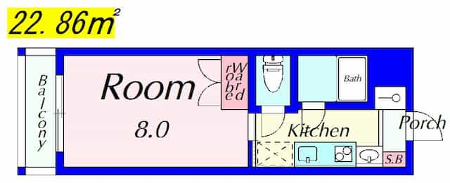 コーポ吉井の間取り図のサムネイル