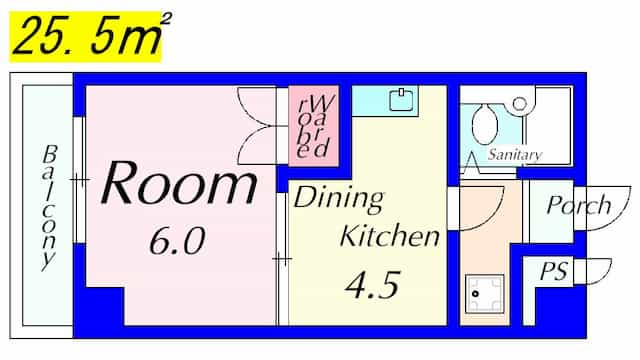 ＥＭ543の間取り図のサムネイル