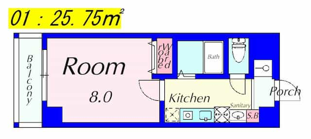 ルームズオージの間取り図のサムネイル