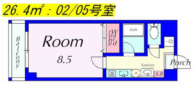 ルミエール吉岡の間取り図のサムネイル