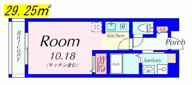 フィールドロ－ド2の間取り図のサムネイル