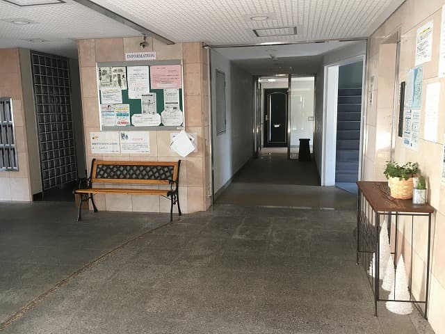 ディアコート青地１外観、共用部写真