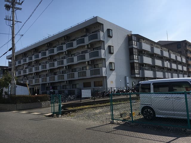 ディアコート青地１外観、共用部写真