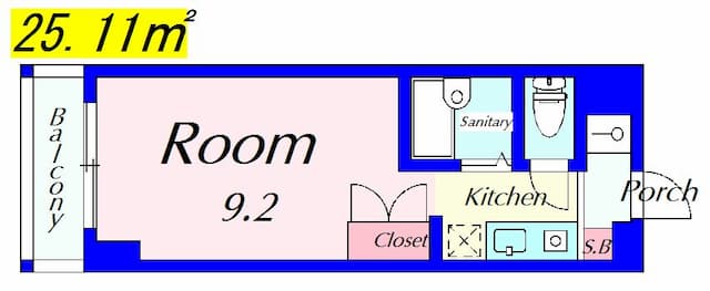 翔耀一号館の間取り図のサムネイル