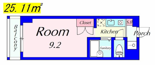 翔耀一号館の間取り図のサムネイル