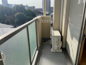 コープ美山Ⅱのベランダ