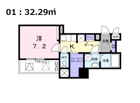 Azresidence草津本陣の間取り図のサムネイル