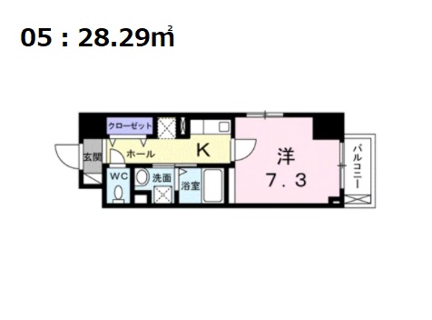 Azresidence草津本陣の間取り図のサムネイル