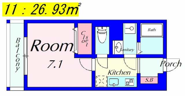 デザインスクエアANの間取り図のサムネイル