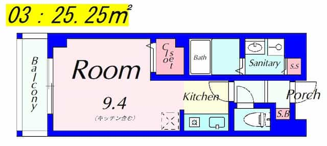 セイバリー東矢倉の間取り図のサムネイル