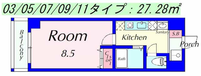 クレアトゥール21の間取り図のサムネイル